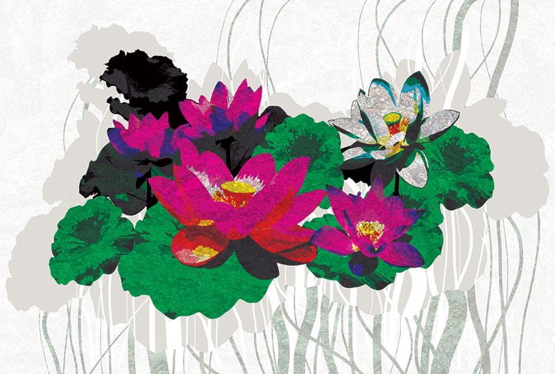 Underneath #5 by Zhe Ren, digital print on paper, 27x40 inches, 2014